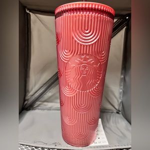 Pink 24 oz Starbucks Tumbler